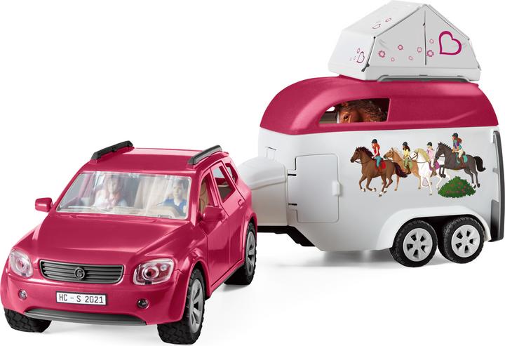 Produktbild Schleich Abenteuer mit Auto und Pferdeanhänger