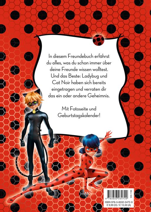 Actual product image Panini Miraculous Freundebuch: Meine Freunde (German, Panini, 2017)