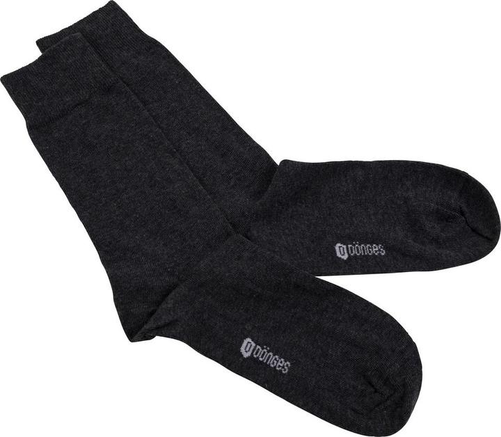 Image du produit Dönges Chaussettes en coton Business, gris, taille 35-38 (35 - 38)