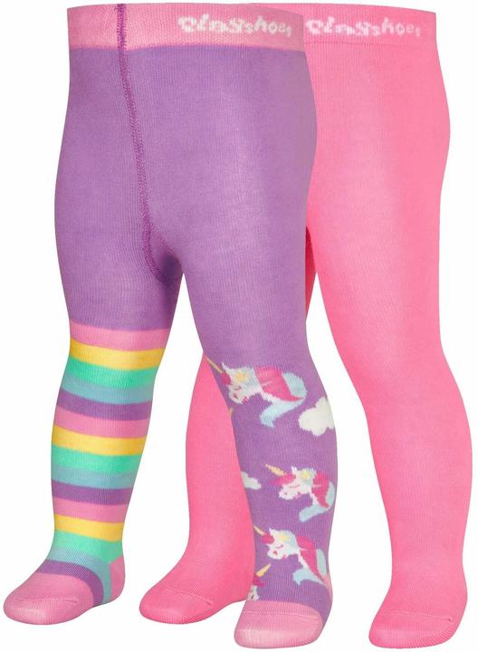 Playshoes Baby-Strumpfhose Einhorn 2er Set Gr. 86/92 (86/92)