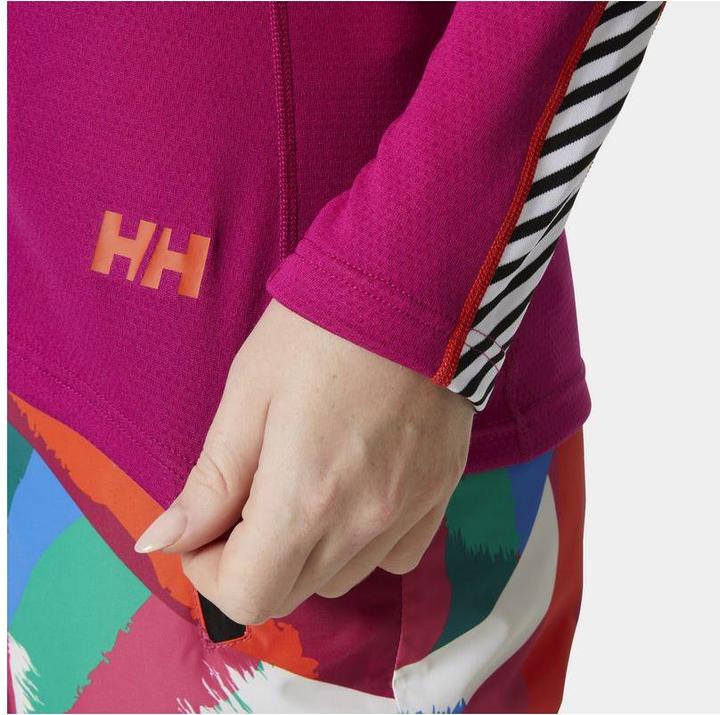 Produktbild Helly Hansen Lifa Active – T-Shirt mit Rundhalsausschnitt und Streifen (XS)
