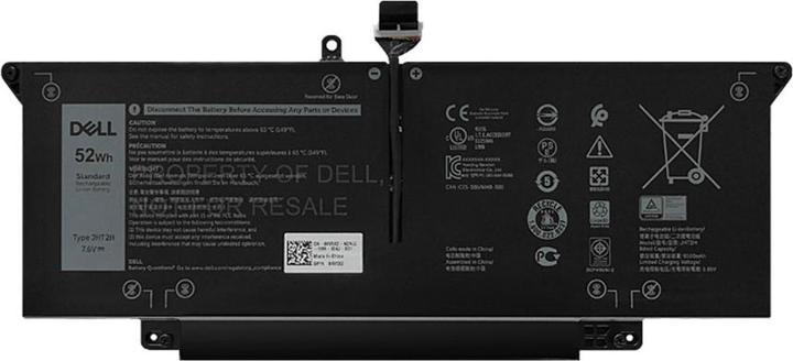 Image du produit Dell Batterie, 52WHR, 4 Cellule (4 cellules, 6500 mAh)