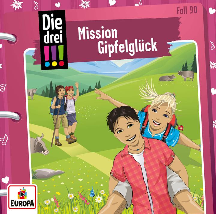 Actual product image The three DREI AUSRUFEZEICHEN 90 - Mission Gipfelglück (Mira Sol, German)