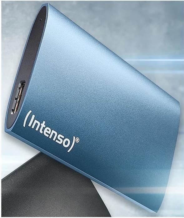 Actual product image Intenso Premium 2 TB external SSD hard drive blue (2000 GB)