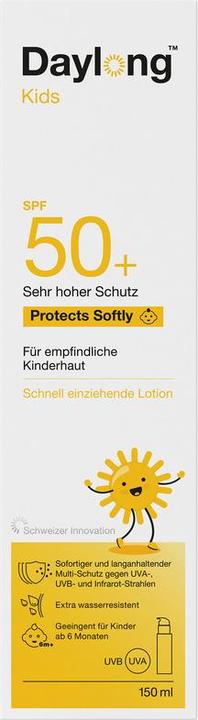 Immagine prodotto Daylong Lozione per bambini (Crema solare, SPF 50+, 150 ml, 220 g)