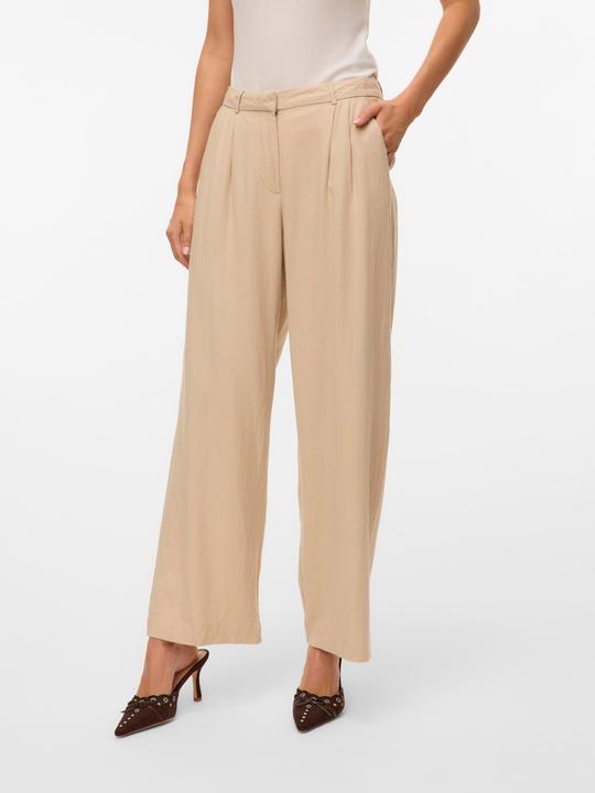 Actual product image Vero Moda VMMINDY Mid-rise waist trousers Wide leg trousers (W44/L30)