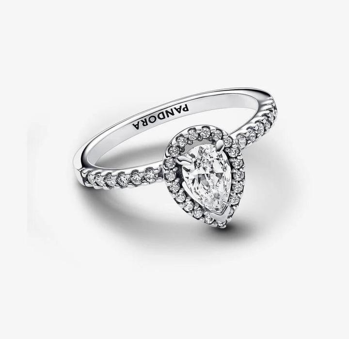 Produktbild Pandora Funkelnder Birnen Kranz Ring (54, 925 Silber)