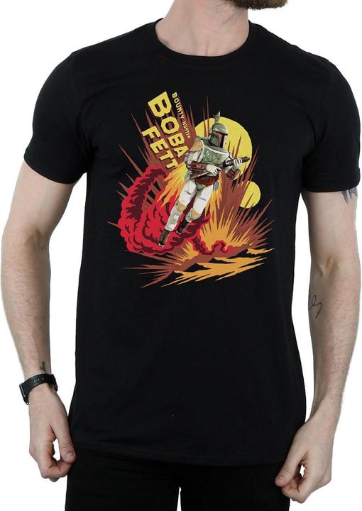 Produktbild Star Wars Boba Fett Rocket Powered TShirt (M)