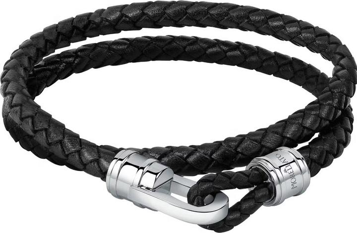 Produktbild Morellato Moody Brac Black Leather 40cm (42 cm, Edelstahl, Leder)