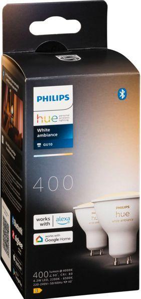 Actual product image Philips Hue White Ambiance (GU10, 4.20 W, 400 lm, 2 x, E)