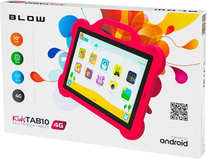 Actual product image Blow Tablet KidsTAB10 4G 4/64GB pink + case (4G, 10.10", 64 GB, Powder Pink)