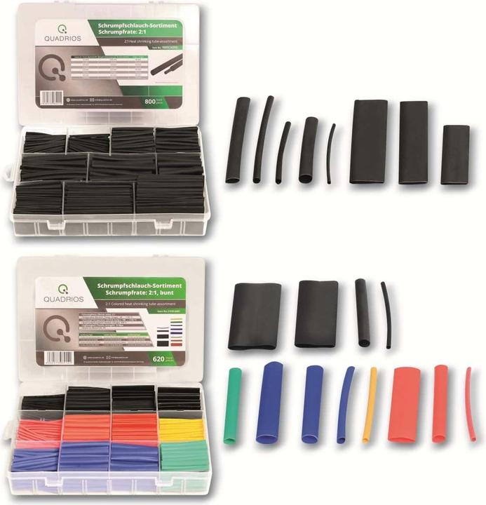 Quadrios Universal-Schrumpfschlauch Set - 1420 tlg (120 x)