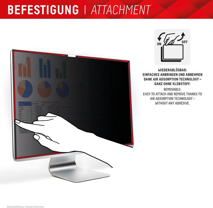 Produktbild Displex Privacy Safe, Desktop Monitor Blickschutzfilter (27")