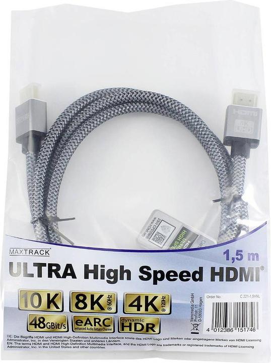 Produktbild Maxtrack HDMI – HDMI (1.50 m, HDMI)
