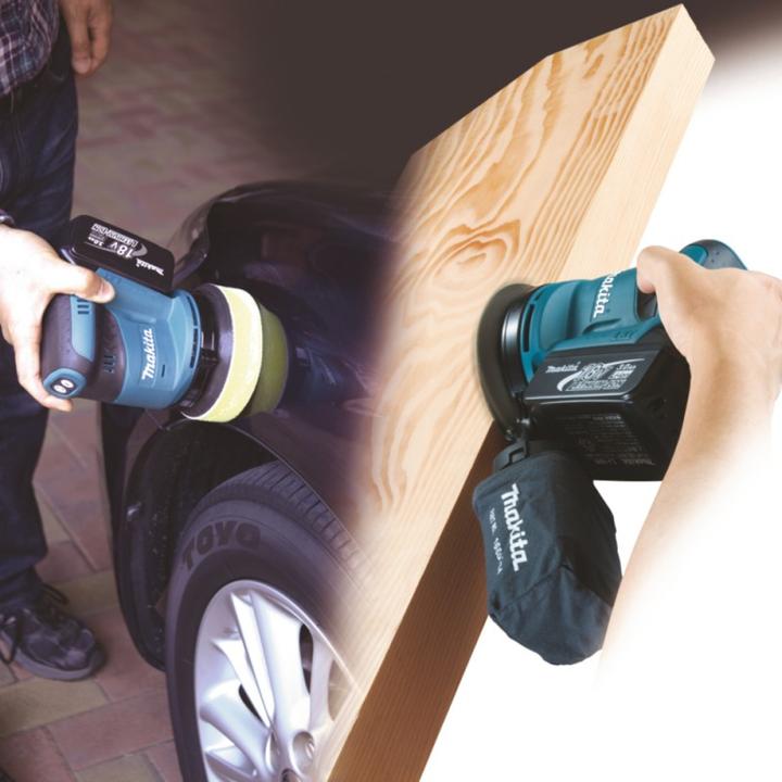 Actual product image Makita Dbo180zj (Eccentric grinder, 180 W)