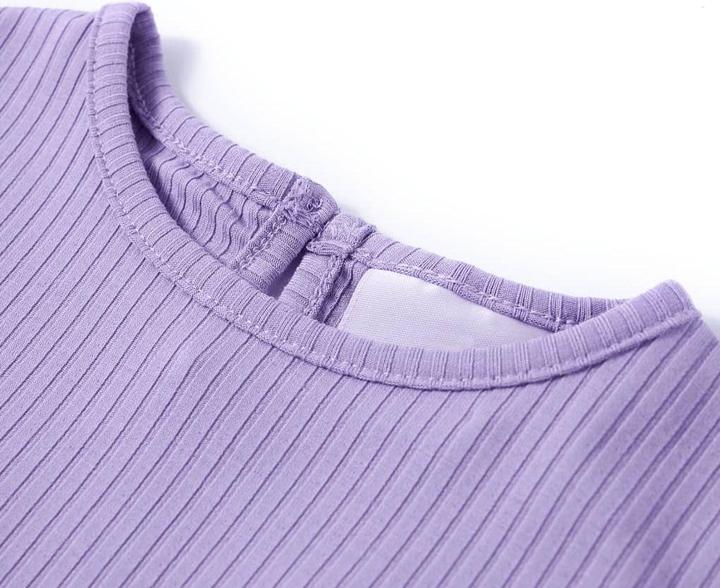 Actual product image VidaXL Children's T-shirt purple 92,Material: 95 % cotton. 5 (92)