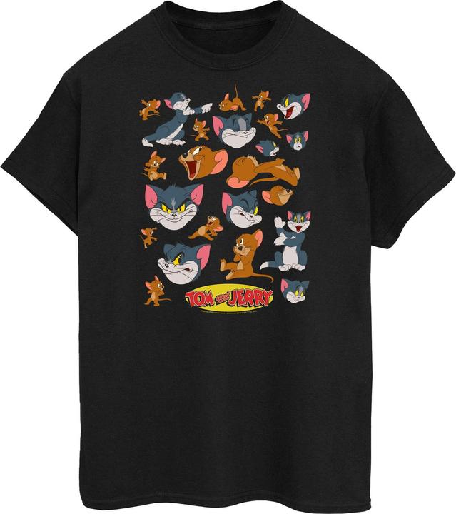 Immagine prodotto Tom & Jerry Many Faces Maglietta Ampia Donna (XL)
