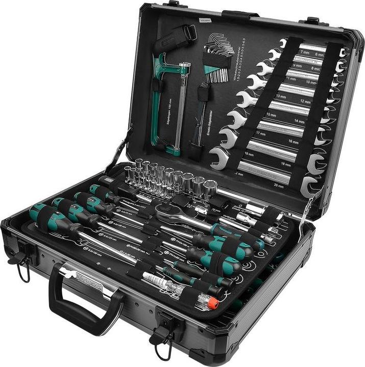 Actual product image Mannesmann Toolbox (133 pieces)