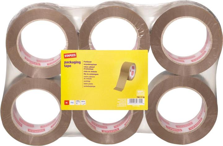 Actual product image 3M SCOTCH 313 Packing tape, BOPP film brown, thickness 0.07mm, 50mm x 100m (50 mm)