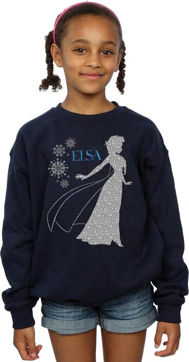 Immagine prodotto Disney Frozen Elsa Christmas Silhouette Felpa Ragazze (104)