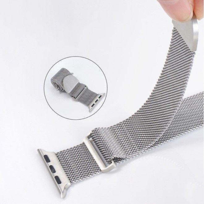 Actual product image MU Classic Milanese Series metal bracelet (38 mm, 40 mm, 41 mm, Metal)