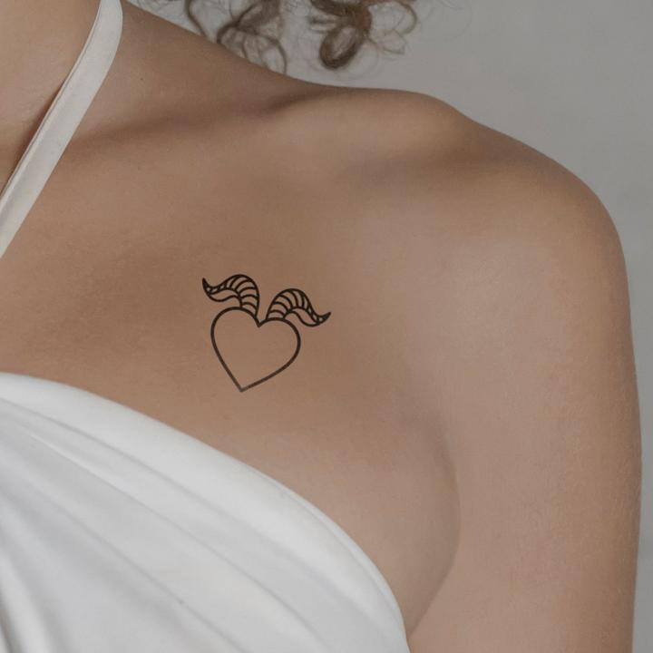Immagine prodotto minink Tatuaggio temporaneo - Cuore di Capricorno
