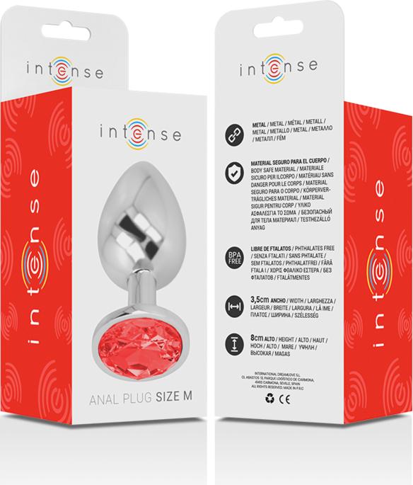 Produktbild Intense Anal Plug Metal Red Size M