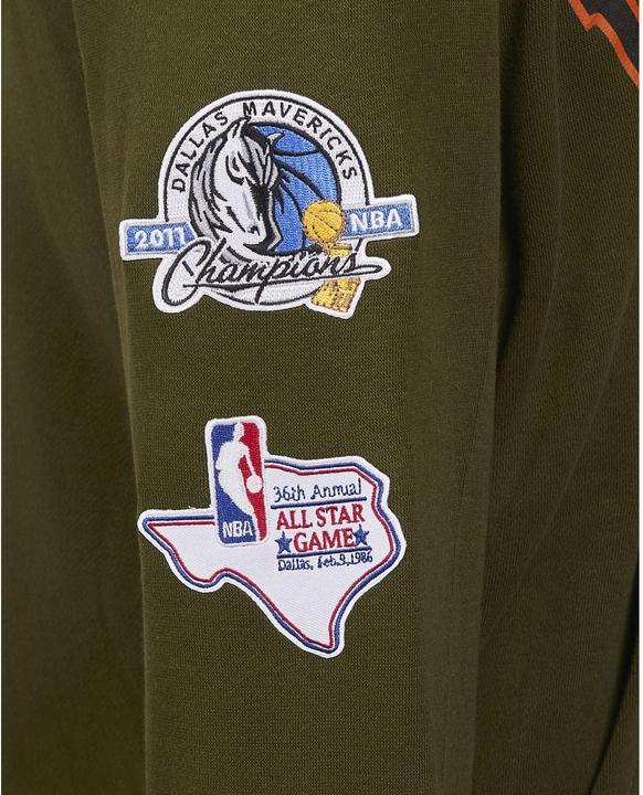 Actual product image Mitchell & Ness Fleece Hoody - FLIGHT Dallas Mavericks (S)