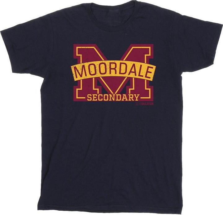 Netflix Sex Education Moordale Cracked M Logo 2 TShirt (L)