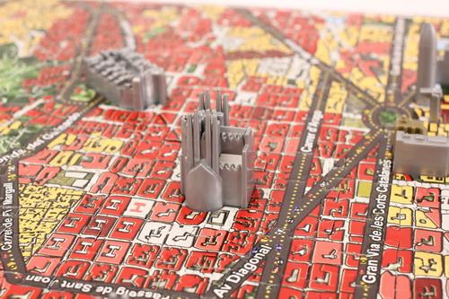 Actual product image 4D City Barcelona, Spain (1200 pieces)
