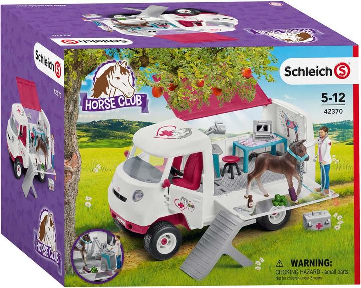 Image du produit Schleich Vétérinaire mobile avec un poulain hanovrien