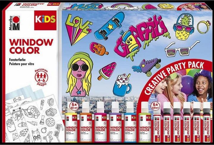 Produktbild Marabu Window Color Party (Mehrfarbig, 80 ml)