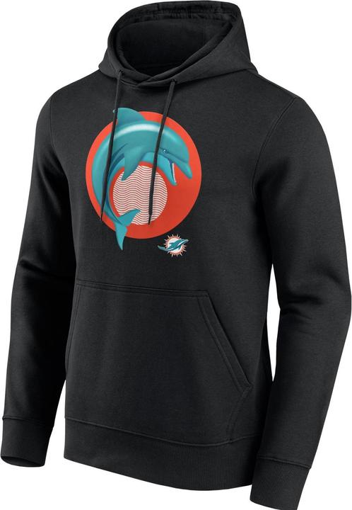 Actual product image Fanatics NFL Fleece Hoody - ILLUSTRATION Miami Dolphins - XXL (XXL)