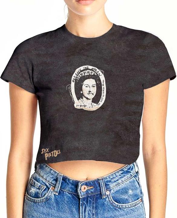 Sex Pistols God Save The Queen Crop Top