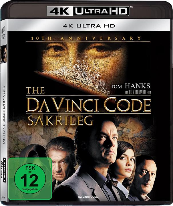 Il Codice Da Vinci - Sacrilegio (4k Blu-ray, 2006, Tedesco)