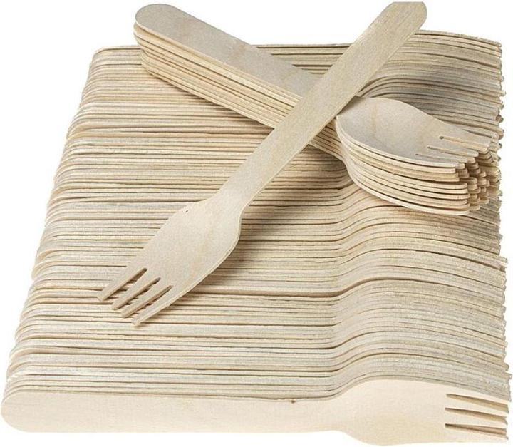 Image du produit Ruhhy Fourchettes en bois - 100 pcs ruhy 20697 (100 x)