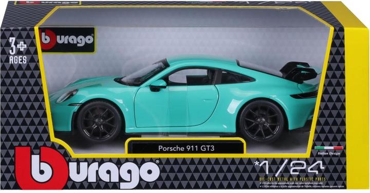 Produktbild Bburago Porsche 911 GT3 (1 Stück - grün oder orange)