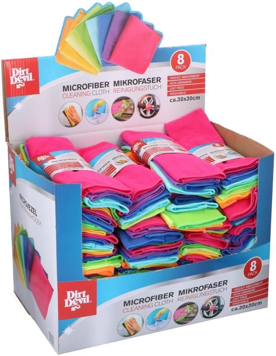 Actual product image Dirt Devil Cloth MF 8pcs 30x30 8clr (8 pcs.)