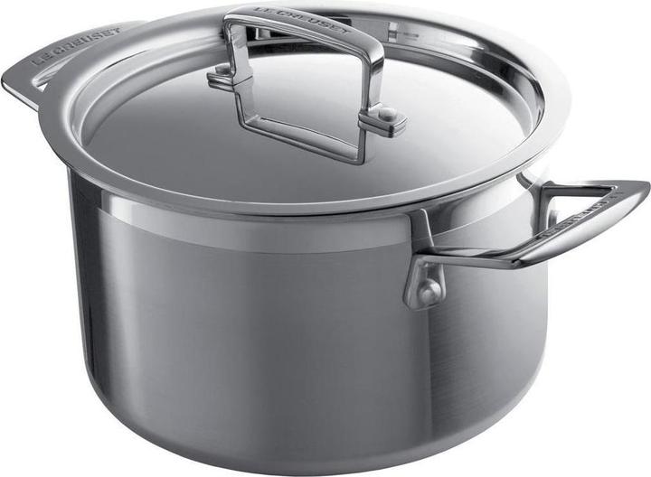3-Ply (20 cm, Casserole, Aluminium, Acier inoxydable)