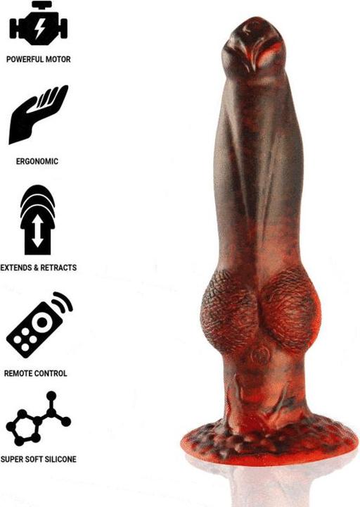 Image du produit Epic Prometheus Dildo Titan In Flames Télécommande Rechargeable