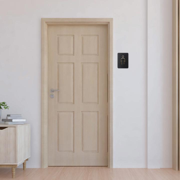 Produktbild Europel Piktogramm "WC Herren", schwarz
