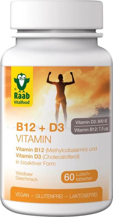 Raab Vitamin B12 & D3 (60 Stück, Tabletten, 90 g)
