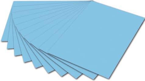 Actual product image Folia Photo cardboard 300g/m2 sky blue 50x70 cm, 1 sheet with EAN code (1 x)