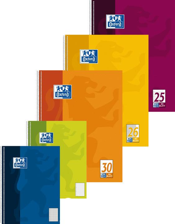 Produktbild Oxford Collegeblock (A4+, Liniert, Harter Einband)