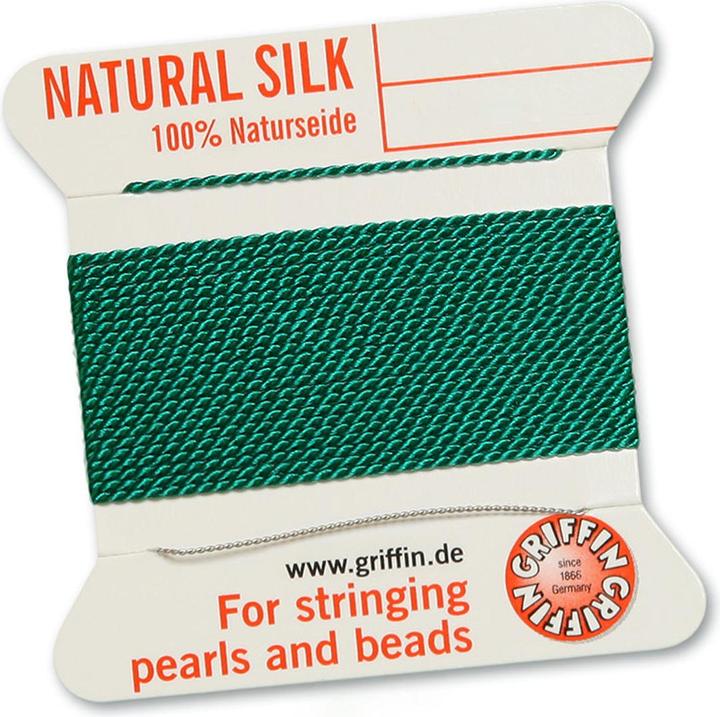 Produktbild Leyda Naturseide 2 Meter mit Nadel