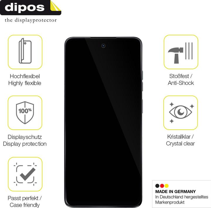 Produktbild Dipos 3D Full Cover Schutzfolie (1 Stück, Motorola Moto G24 Power)