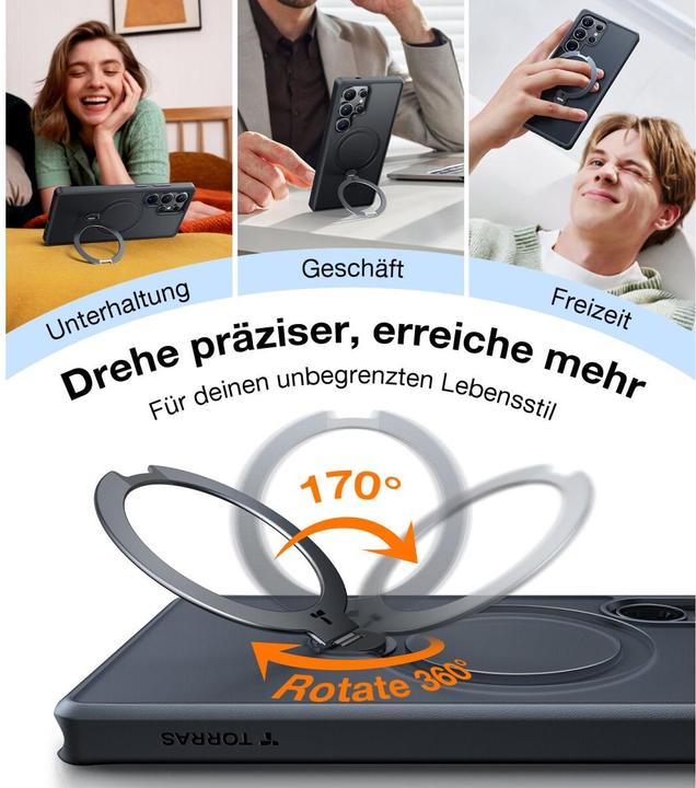 Actual product image Torras Ostand Spin Series (Samsung Galaxy S25 Ultra)