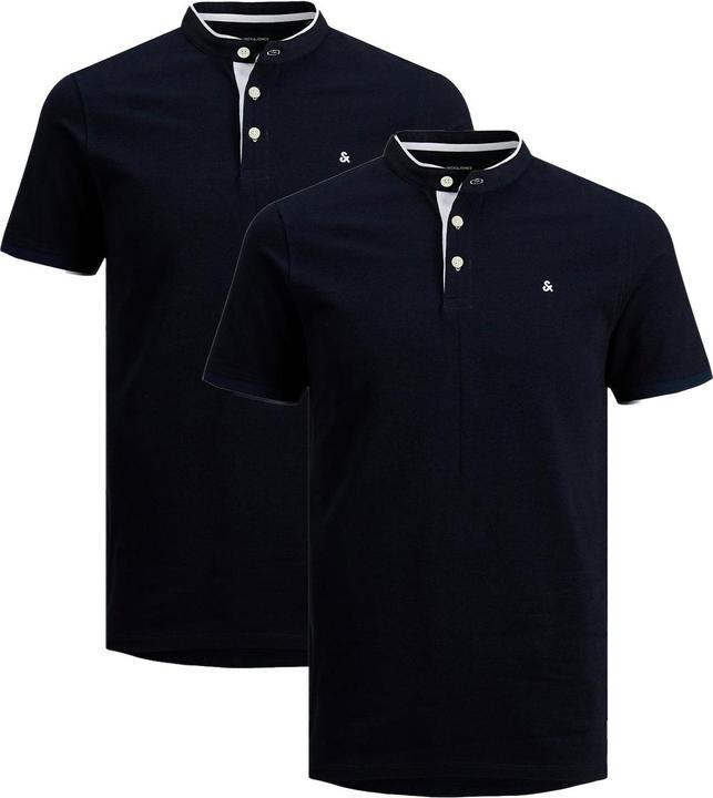 Produktbild Jack & Jones 2er Pack Paulos Mao Poloshirt (M)