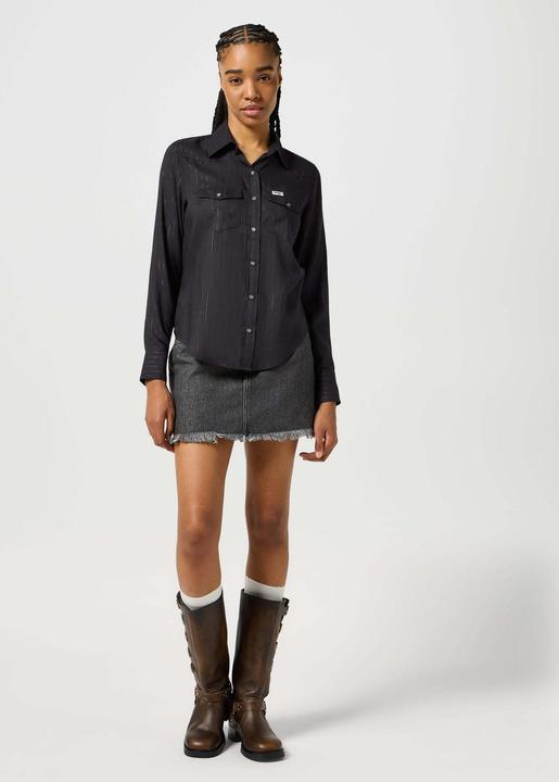 Produktbild Wrangler Langarmbluse Slim Western Shirt (S)