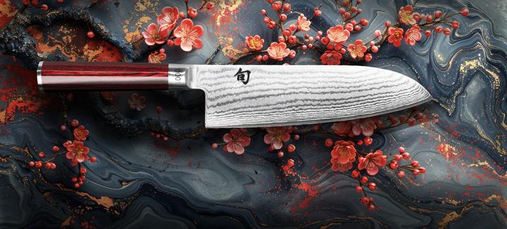 Produktbild Kai Shun Grosses Santoku Red Edition (19 cm)